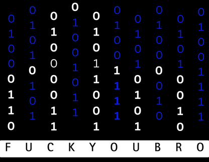 Binary "FCK U" T-Shirt